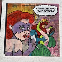 “He said They Were Just Friends&quot; by Dr. Smash Pop Surrealism Orig. Art Painting - £1,453.36 GBP