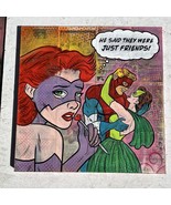 “He said They Were Just Friends&quot; by Dr. Smash Pop Surrealism Orig. Art P... - £1,454.75 GBP