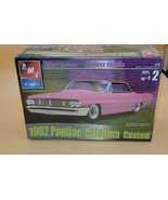 Vintage 1999 AMT 1:25 Scale 1962 Pontiac Catalina Custom Model Kit 6135 ... - £30.96 GBP