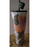 *Starbucks 2025 Moth Moon Glow In The Dark 24oz Acrylic Tumbler NEW WITH... - $944.26 MXN