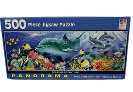Jigsaw Puzzle Panorama Dolphin Adventure 500 Piece Howard Robinson - £12.12 GBP