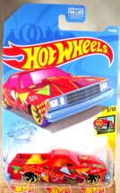 2021 Hot Wheels #44 HW Art Cars 3/10 &#39;80 El CAMINO Red w/PurpleWheel Yel... - $8.75