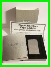 UNFIRED Vintage American Eagle 200th Anniversary Zippo Lighter w/ Origin... - $64.34