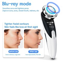 Face Massager Skin Rejuvenation Radio Mesotherapy LED Facial Lifting Beauty - £15.17 GBP