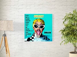 Cardi B Poster Invasion of Privacy Poster US Rapper Print 12x12&quot; 24x24&quot; ... - $11.90+