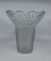 Lasisepat Mantsala Finland Scandinavian Art Glass Vase Clear Pertti Kall... - £73.69 GBP