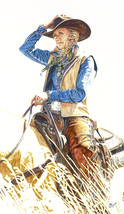 American Cowgirls Decor Art - Signature Series Giclee Print - &quot; Jessica &quot; - £196.40 GBP