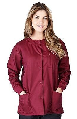 Unisex 3-Pocket Medical Hospital Nursing Warm Up Scrub Jacket G102  - $18.99