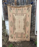 Antique Turkish Anatolian Geometric Rug Woven &amp; Tied 53&quot; X 85&quot; Pink Salm... - €87,63 EUR