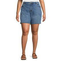 Terra &amp; Sky Women&#39;s Plus Size Bermuda Denim Shorts, 7” Inseam Size 2X(20W-22W) - £19.10 GBP