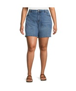 Terra &amp; Sky Women&#39;s Plus Size Bermuda Denim Shorts, 7” Inseam Size 2X(20... - £18.76 GBP