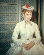 The King And I Deborah Kerr As Anna In White Dress &amp; Hat 8X10 Photo - £7.66 GBP