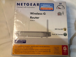 Netgear WGR614 54 Mbps 4-Port 10/100 Wireless G Router (WGR614NA) Brand New - $14.84