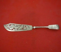 Henry Holland English Victorian Sterling Silver Fish Server Pierced Engraved 13&quot; - £240.63 GBP