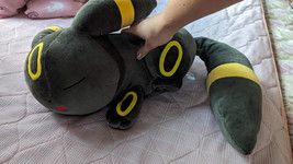 Pokemon Center Umbreon Sleeping Plush Doll Stuffed Toy Authentic New 55 CM - £82.22 GBP