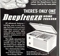 Deepfreeze Deluxe Freezer C-10 1948 Advertisement Appliance Fridge DWHH6 - $19.99