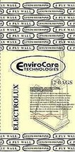 Electrolux Paper Bag Disc-Ii 12 Pack By Envirocare Replacement #V138-138FP - $14.54