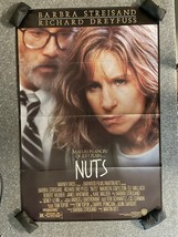 Original 1987 &quot;Nuts&quot; Movie Poster 40&quot; x 27&quot; MH - $11.18