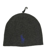 NEW Polo Ralph Lauren Winter Hat!  Black  Blue  Gray   Big Pony Polo Player - $47.85 CAD