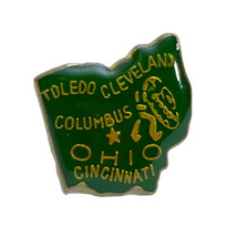 Cincinnati Ohio City State Souvenir Tourism Lapel Hat Pin Pinback - £3.82 GBP