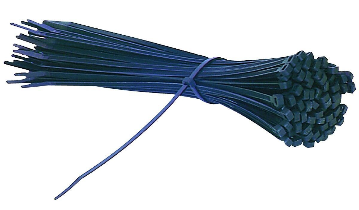 100 Black Nylon Cable ZiP TIES 11&quot; inch x 3/16&quot; Wide 46 lb Locking DUPON... - $18.80