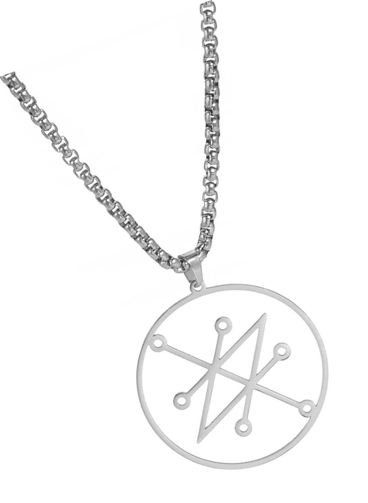 Necklace of Saturn Azazel Pendant - $44.14
