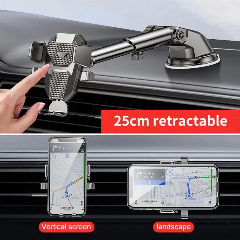 Gravity Phone Holder Air Vent Mount Mobile Stand Interior Parts For CRV Breeze - £12.74 GBP+