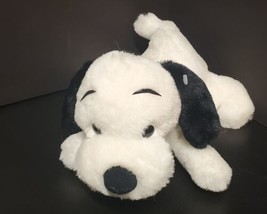 Vintage Dakin White Drooper Puppy Dog 1973 Stuffed Animal Plush 12&quot; - £57.68 GBP