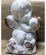 Vintage Hermitage Pottery ONE Porcelain Angel With Bird Please See Desc.... - $6.29