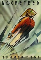 The Rocketeer original 1991 vintage glossy advance sheet poster - £179.90 GBP