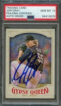 2016 Topps Gypsy Queen #76 Jon Gray Signed Card PSA Slabbed Auto 10 Rockies RC R - £56.29 GBP