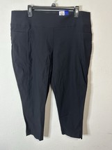 Apartment Nine Women’s Mid Rise Mineral Black Ankle Pants Size XL Petite - $29.69