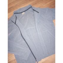 Calia by Carrie Underwood Jacket Grey Zip Thin Large - $17.64