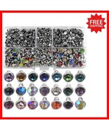 500 Mixed Color CZ Crystal Rivets for Elegant DIY Leather Crafts - 4MM, ... - $52.32 CAD