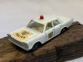 Vtg Lesney Matchbox Series #55/59 Police Ford Galaxie Vehicle Car 1:64 Diecast - £31.65 GBP