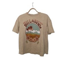 Billabong T-Shirt Size Small Graphic Sun Palm Trees Flowers Skater Surfer Tee - $20.00