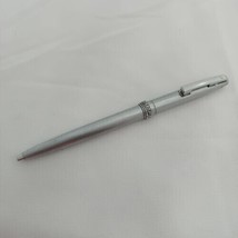 Sheaffer Imperial Brushed Steel Silver Ball Pen USA - £64.19 GBP