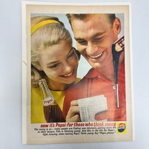 Original Vintage Early 60s Pepsi Magazine Ad - £10.54 GBP