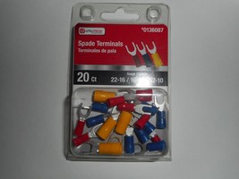 Utilitech Spade Terminals - 20 Ct - Assorted - Gauge 22-18 - £7.19 GBP