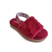 Koolaburra By UGG Fuzz&#39;n II Slide Slipper Womens Size 9 Sandal Rose Red ... - £32.21 GBP