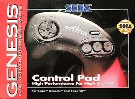 Sega Genesis 3 Button Control Pad Sega Brand Great Condition Fast Shipping - $17.94