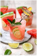 Fiesta Cocktail Drink Stirrers with Your Face and Sombrero Hat - £13.61 GBP