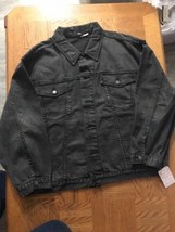Free People Womens Black Jean Jacket Size Medium-Brand New-SHIPS N 24 HOURS - £156.68 GBP