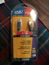 Belkin USB2 Hi-Speed Cable 6 foot cable  - $2.70