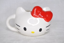 Hello Kitty Coffee Mug Sculpted 18oz Hand Painted Collectible Open Box Gr8 Item - £18.18 GBP