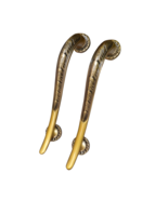 Set of Vintage Door Pull and Knob. Antique Brass Door Handle Home Decora... - $146.34 CAD