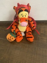 Disney Halloween Devil Tigger Plush 9 Inch 2000 Stuffed Animal Toy - £11.04 GBP