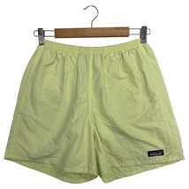 Patagonia Baggies Shorts Mens Small Yellow Swim Trunks Drawstring Mesh P... - $670.68 MXN
