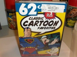 62 Cartoons - Classic Cartoon Favorites DVD 3-Disc Set - £6.91 GBP