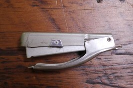 Vintage Bates 88 Stainless Steel Small Pocket Portable Hand Ergonomic Stapler  - $19.99